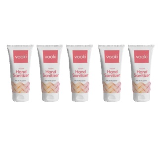 Vooki Hand Sanitizer 60ml Pack of 5 at Rs.295 with Rs.50 Shipping Charge (Get Rs.250 GP Cashback)